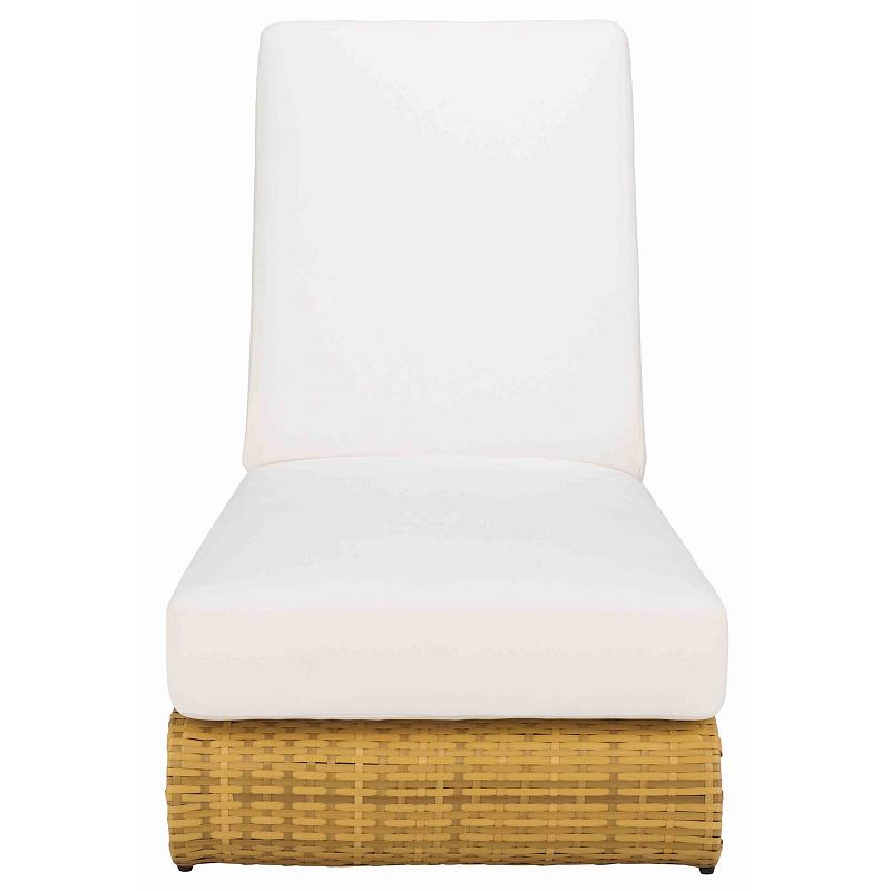 Safavieh Outdoor Vale Lounge Chair, Natural White