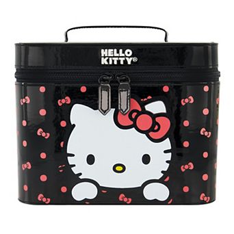 Sanrio Hello Kitty Large Polka Dot Bow Cosmetic Case Organizer