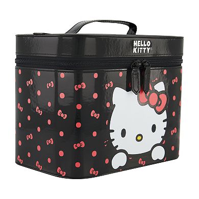Sanrio Hello Kitty Large Polka Dot Bow Cosmetic Case Organizer