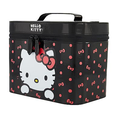 Sanrio Hello Kitty Large Polka Dot Bow Cosmetic Case Organizer