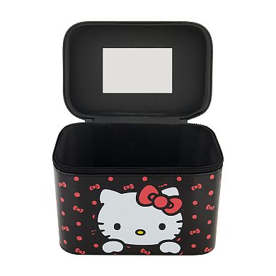 Sanrio Hello Kitty Large Polka Dot Bow Cosmetic Case Organizer