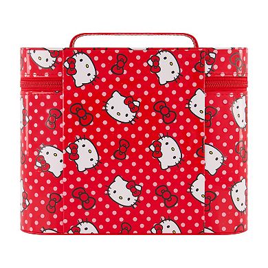 Sanrio Hello Kitty Red Polka Dot Large Cosmetic Case Organizer