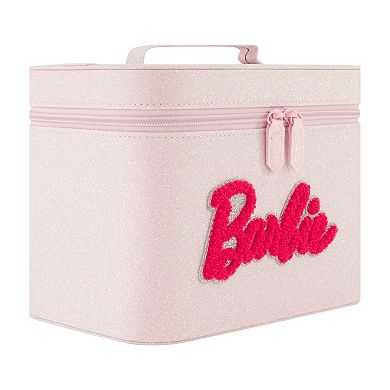 Barbie® Glitter Pink Large Cosmetic Case Organizer