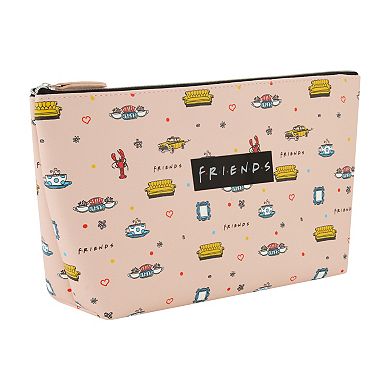 Friends All-Over Print Trapezoid Cosmetic Travel Bag