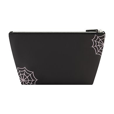 Beetlejuice Spiderweb Trapezoid Cosmetic Travel Bag