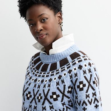 Women's Sonoma Goods For Life® Cozy Heritage Fair Isle Sweater