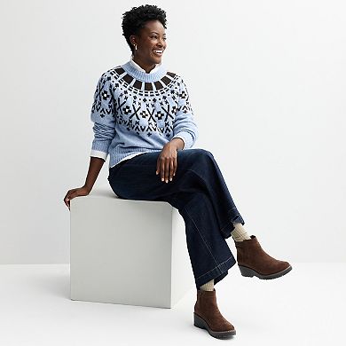Women's Sonoma Goods For Life® Cozy Heritage Fair Isle Sweater
