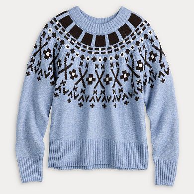 Women's Sonoma Goods For Life® Cozy Heritage Fair Isle Sweater