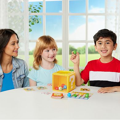 Epoch Games Super Mario What's In The Question Block Tabletop Game