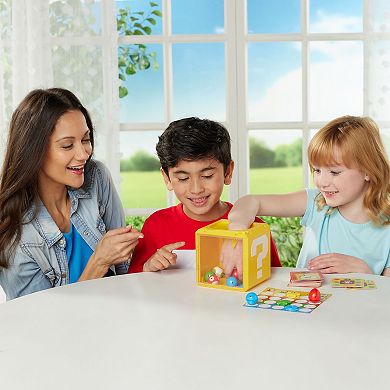 Epoch Games Super Mario What's In The Question Block Tabletop Game