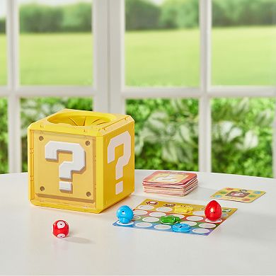Epoch Games Super Mario What's In The Question Block Tabletop Game