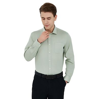 Men's Savile Row Classic Fit Sateen Dress Shirt