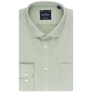 Men's Savile Row Classic Fit Sateen Dress Shirt