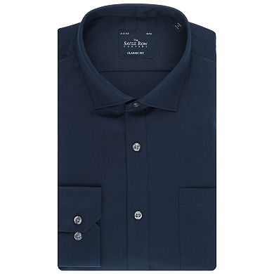 Men's Savile Row Classic Fit Sateen Dress Shirt