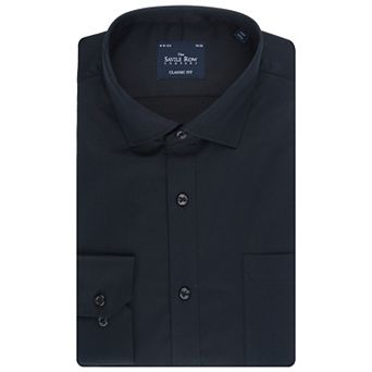 Men's Savile Row Classic Fit Sateen Dress Shirt