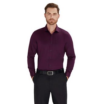 Men's Savile Row Classic Fit Sateen Dress Shirt