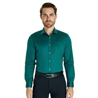 Men's Savile Row Classic Fit Sateen Dress Shirt