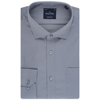 Men's Savile Row Classic Fit Sateen Dress Shirt
