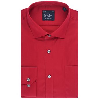 Men's Savile Row Classic Fit Sateen Dress Shirt