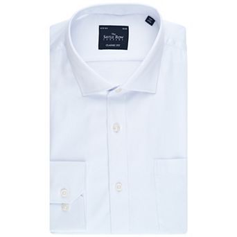 Men's Savile Row Classic Fit Sateen Dress Shirt