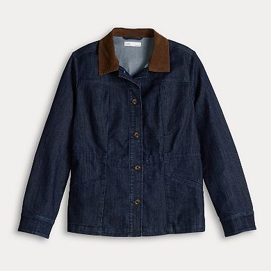Women's Croft & Barrow® Denim Barn Coat