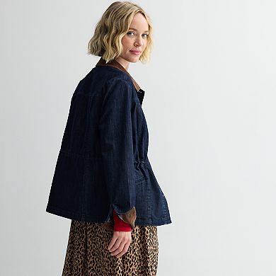 Women's Croft & Barrow® Denim Barn Coat