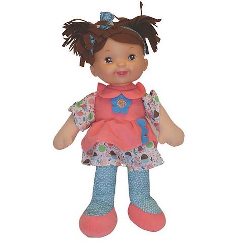 Детские куклы Goldberger Doll Baby's First 14" Soft Body Little Talker Bi-Lingual Baby Doll