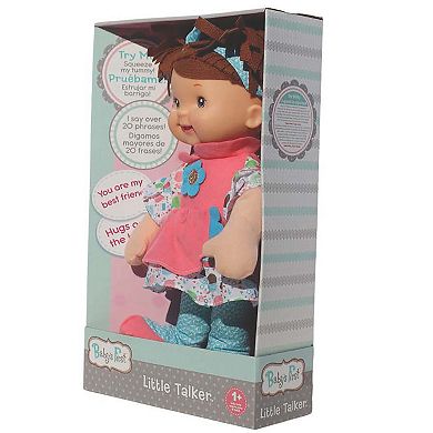 Goldberger Doll Baby's First 14" Soft Body Little Talker Bi-Lingual Baby Doll