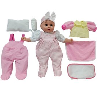 Goldberger Doll Baby's First 16" Soft Baby Doll Playset