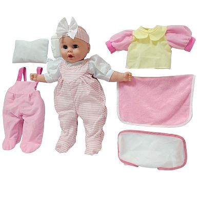 Goldberger Doll Baby's First 16" Soft Baby Doll Playset