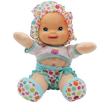 Goldberger Doll Baby's First Smartie Pants Doll with Raspberry White T-Shirt