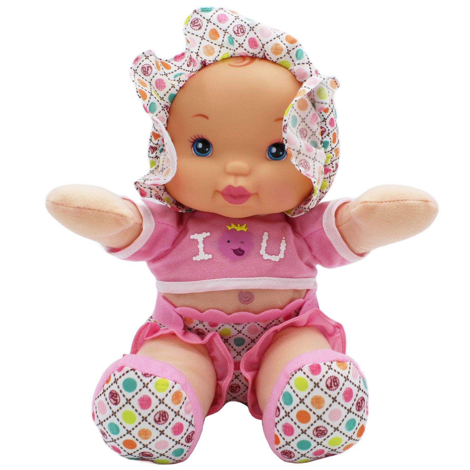Детские куклы Goldberger Doll Baby's First Smartie Pants Pink Toy Doll