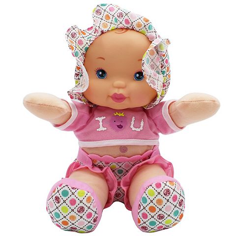 Детские куклы Goldberger Doll Baby's First Smartie Pants Pink Toy Doll