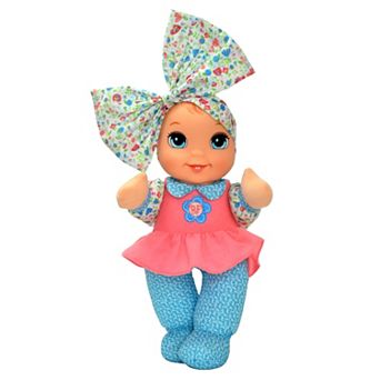 Goldberger Doll Baby's First Giggles Baby Doll Toy with Coral Top