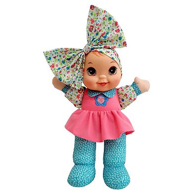 Goldberger Doll Baby's First Giggles Baby Doll Toy with Coral Top