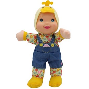 Goldberger Doll Baby's First Singing Farm Animal Friends Duck Toy Doll