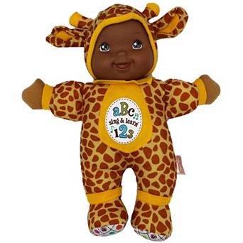 Goldberger Doll Baby's First Sing & Learn Baby Doll Giraffe