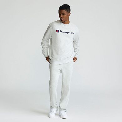Men's Champion® Midweight Crewneck Sweatshirt with Classic Script Logo