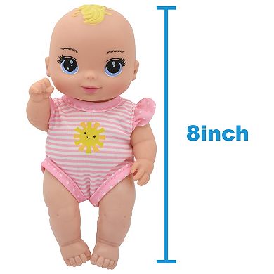 New Adventures 8-in. Baby Doll & Bassinet Gift Set