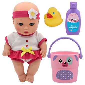 New Adventures 8 in Baby Doll Bath Time Playset
