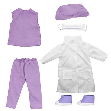 New Adventures Doctor 15 Piece Outfit & Accessories Dress Up Set