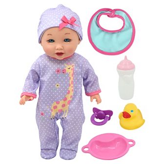 New Adventures Little Darlings: 12" Talking Playtime Giraffe Doll