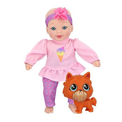 New Adventures Little Sweeties Baby Doll with Pets