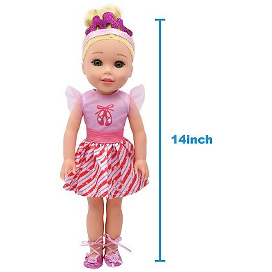 New Adventures Style Dreamers: 14" Blonde Hair Doll 5-Pc. Ballet Set