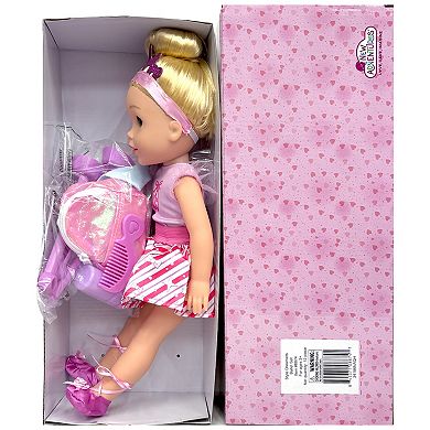 New Adventures Style Dreamers: 14" Blonde Hair Doll 5-Pc. Ballet Set
