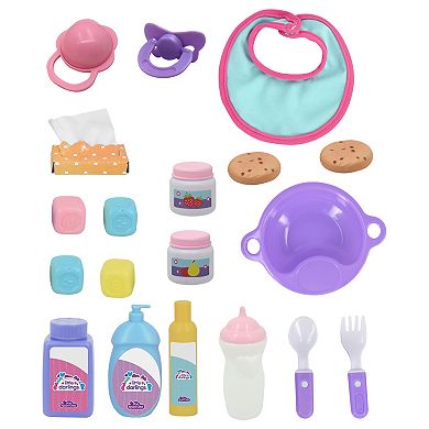 New Adventures Little Darlings: Bouncing Baby 12" Doll 10-Pc. Playset