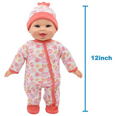 New Adventures Little Darlings: Bouncing Baby 12" Doll 10-Pc. Playset