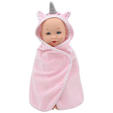 New Adventures Little Darlings: Wash N' Play 12" Doll 7-Pc. Baby Set