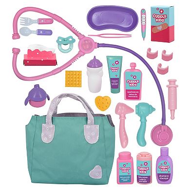 New Adventures Cuddle Kids: Baby's First Check Up 15" Doll 20-Pc. Playset