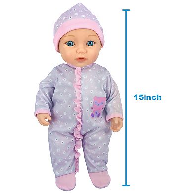 New Adventures Cuddle Kids: Baby's First Check Up 15" Doll 20-Pc. Playset